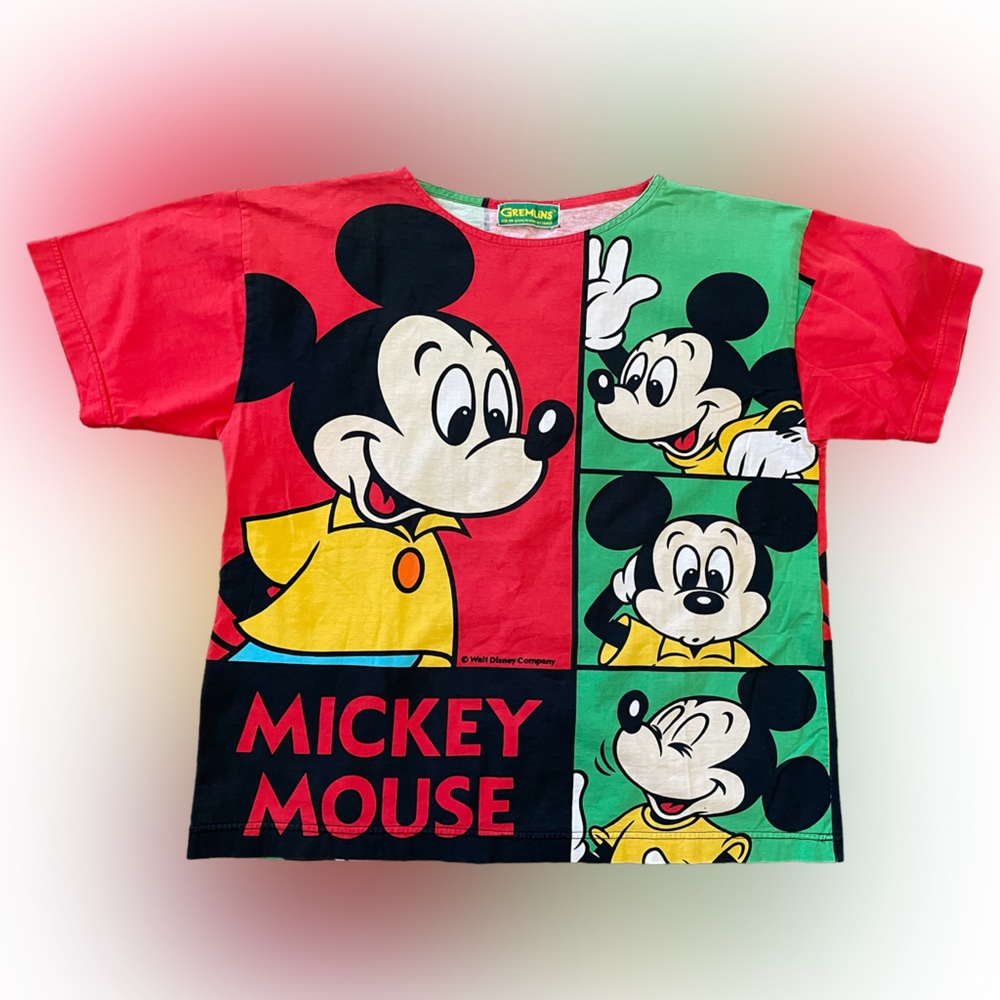 Vintage Mickey Mouse Scrubs Shirt